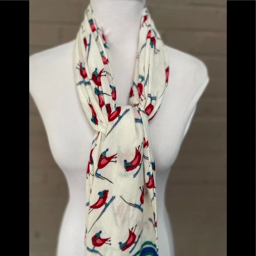Talbots  Bird Print Scarf